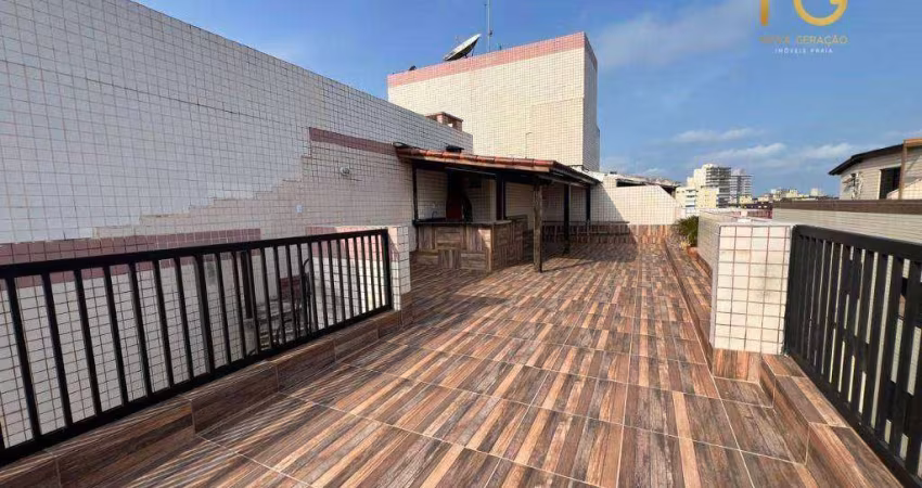 Cobertura com 2 dormitórios à venda, 135 m² por R$ 590.000,00 - Tupi - Praia Grande/SP