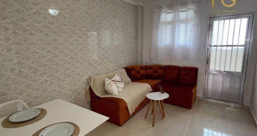 Apartamento com 1 dormitório à venda, 42 m² por r$ 275.000,00 - vila guilhermina - praia grande/sp