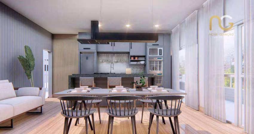 Apartamento com 2 dormitórios à venda, 79 m² por R$ 550.000,00 - Vilamar - Praia Grande/SP