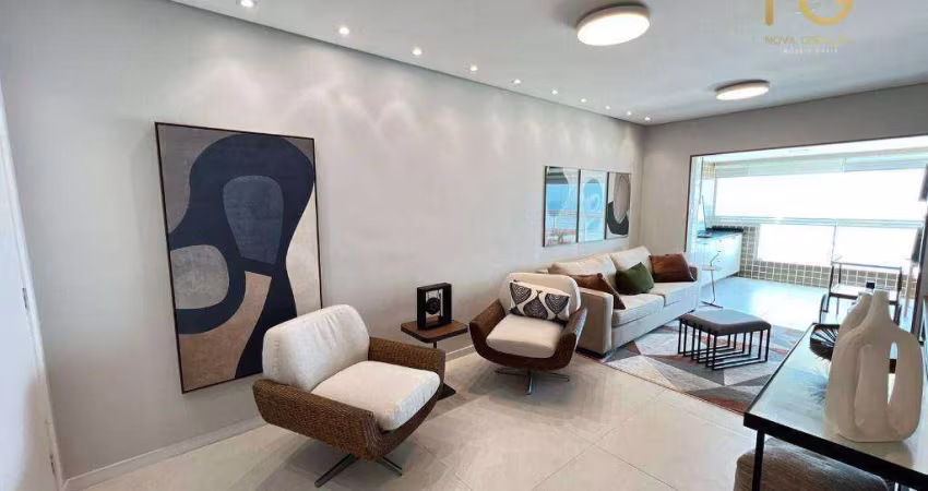 Apartamento com 3 dormitórios à venda, 111 m² por R$ 1.290.000,00 - Mirim - Praia Grande/SP