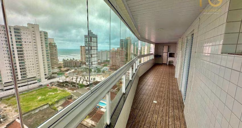 Apartamento com 3 dormitórios à venda, 135 m² por R$ 765.000,00 - Vilamar - Praia Grande/SP