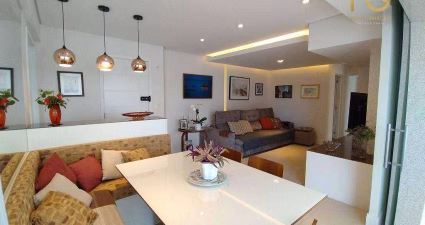 Apartamento com 3 dormitórios à venda, 130 m² por R$ 1.750.000,00 - Canto do Forte - Praia Grande/SP