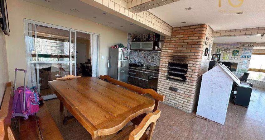 Apartamento com 4 dormitórios à venda, 180 m² por R$ 1.150.000,00 - Tupi - Praia Grande/SP