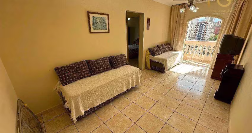 Apartamento com 1 dormitório à venda, 52 m² por r$ 300.000,00 - tupi - praia grande/sp