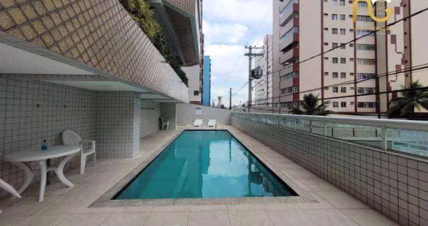 Apartamento com 2 dormitórios à venda, 110 m² por r$ 570.000,00 - vila guilhermina - praia grande/sp