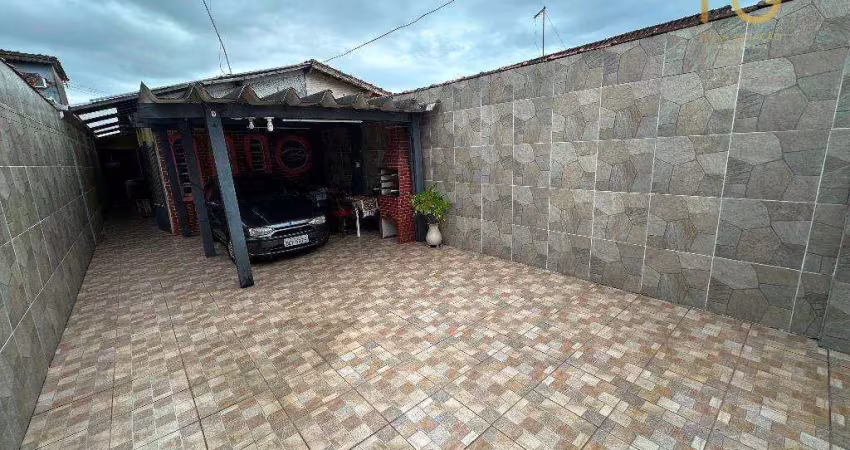 Casa com 2 dormitórios à venda, 65 m² por r$ 380.000,00 - mirim - praia grande/sp