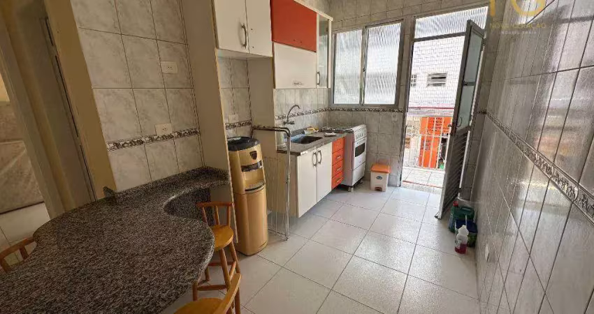 Apartamento com 1 dormitório à venda, 47 m² por r$ 235.000,00 - boqueirão - praia grande/sp