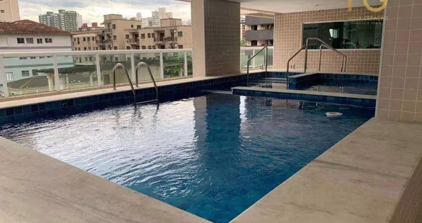 Apartamento com 2 dormitórios à venda, 72 m² por r$ 560.000,00 - canto do forte - praia grande/sp