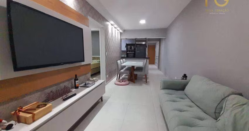 Apartamento com 2 dormitórios à venda, 74 m² por R$ 750.000,00 - Canto do Forte - Praia Grande/SP