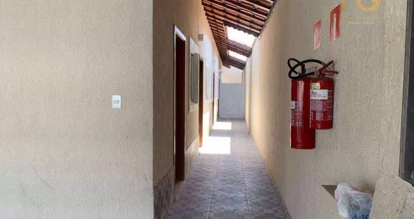 Casa com 2 dormitórios à venda por r$ 275.000,00 - mirim - praia grande/sp