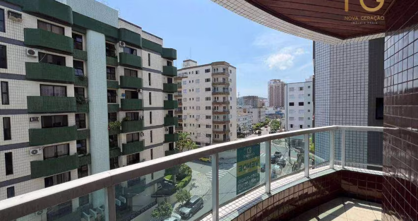 Apartamento com 2 dormitórios à venda, 80 m² por R$ 480.000,00 - Vila Guilhermina - Praia Grande/SP