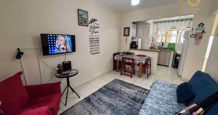 Apartamento com 1 dormitório à venda, 40 m² por R$ 210.000,00 - Vilamar - Praia Grande/SP