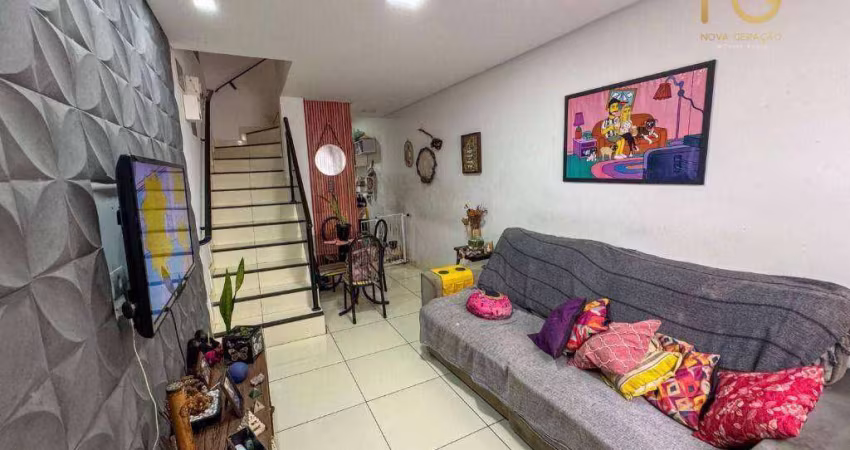 Sobrado com 2 dormitórios à venda, 61 m² por R$ 300.000,00 - Vila Assunção - Praia Grande/SP