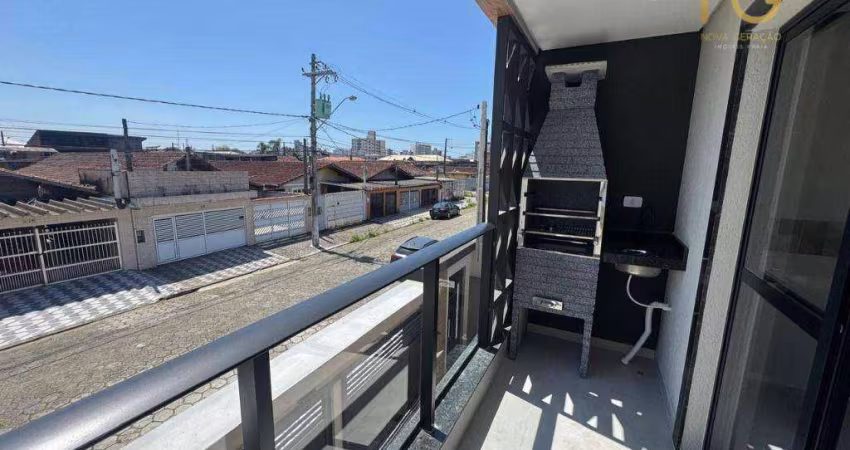 Sobrado com 2 dormitórios à venda, 82 m² por R$ 409.900,00 - Mirim - Praia Grande/SP