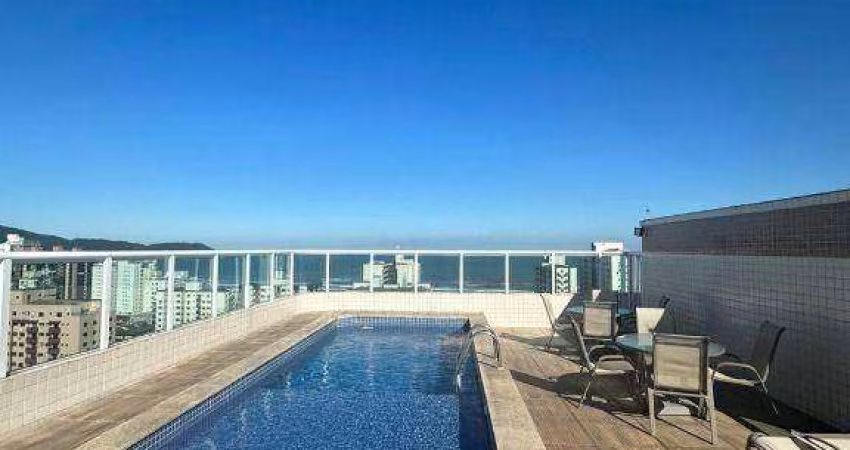 Apartamento com 2 dormitórios à venda, 68 m² por R$ 555.000,00 - Vila Guilhermina - Praia Grande/SP