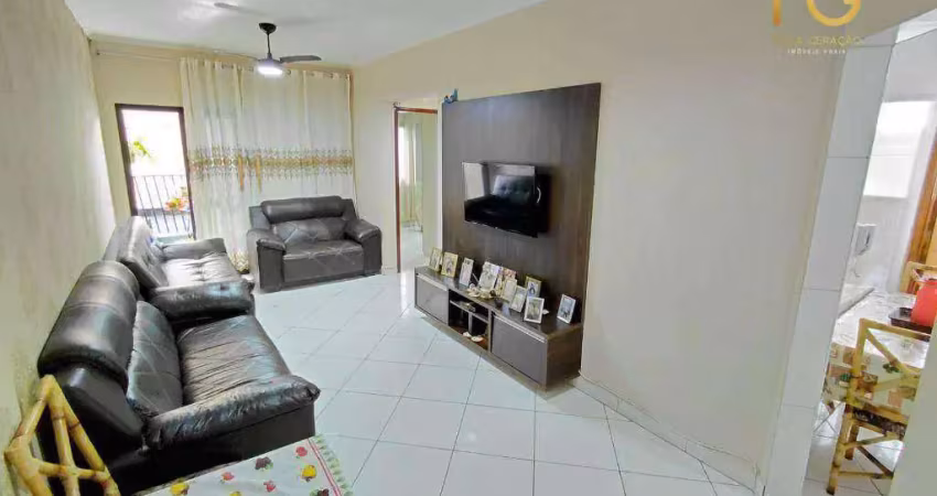 Apartamento com 2 dormitórios à venda, 78 m² por r$ 420.000,00 - vila assunção - praia grande/sp
