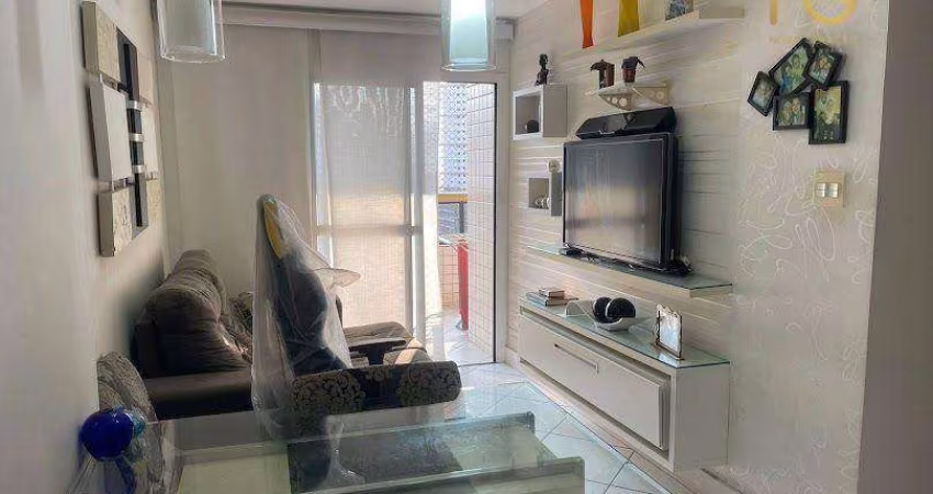 Apartamento com 2 dormitórios à venda, 72 m² por R$ 470.000,00 - Vila Guilhermina - Praia Grande/SP