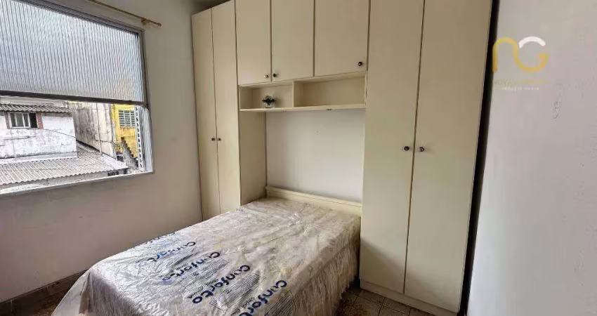 Kitnet com 1 dormitório à venda, 22 m² por r$ 140.000,00 - vila assunção - praia grande/sp