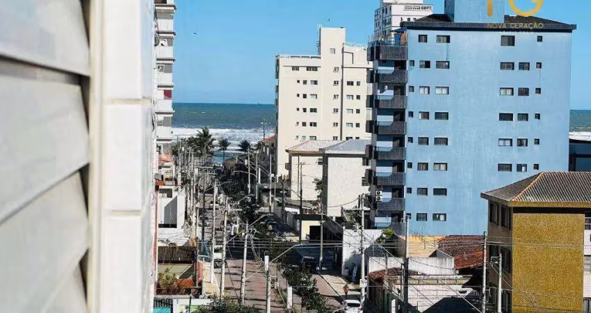 Apartamento com 2 dormitórios à venda, 72 m² por r$ 405.000,00 - canto do forte - praia grande/sp