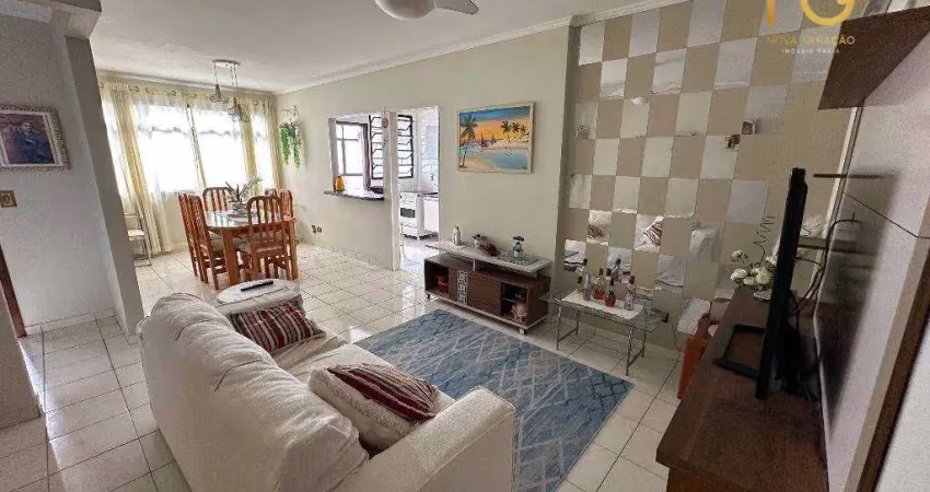 Apartamento a 50 metros da praia com vista mar 01 dormitorio - vila tupi/praia grande-sp