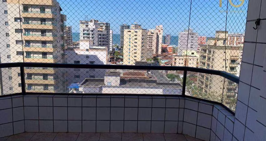 Apartamento com 3 dormitórios à venda, 147 m² por R$ 585.000,00 - Tupi - Praia Grande/SP