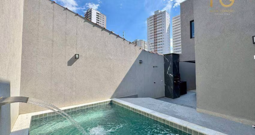 Sobrado com 3 dormitórios à venda, 160 m² por R$ 935.000,00 - Aviação - Praia Grande/SP