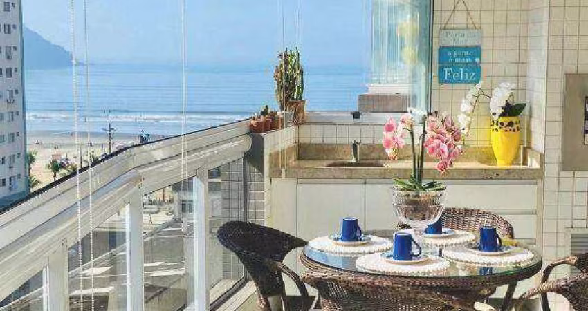 Apartamento com 3 dormitórios à venda, 119 m² por R$ 1.550.000,00 - Canto do Forte - Praia Grande/SP