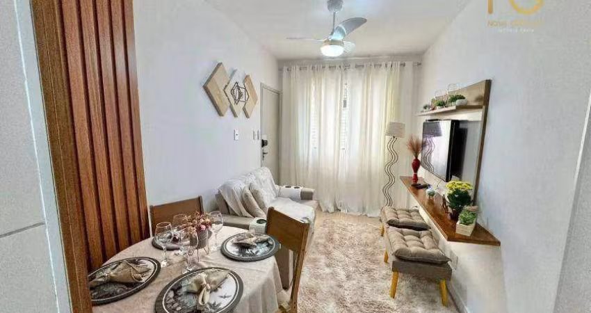 Apartamento com 2 dormitórios à venda, 55 m² por R$ 380.000,00 - Vila Guilhermina - Praia Grande/SP