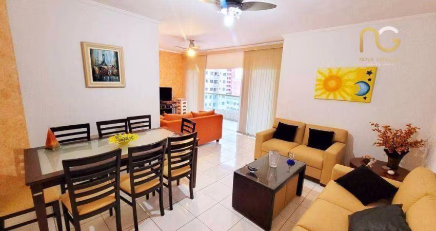 Apartamento com 3 dormitórios à venda, 132 m² por R$ 720.000,00 - Tupi - Praia Grande/SP