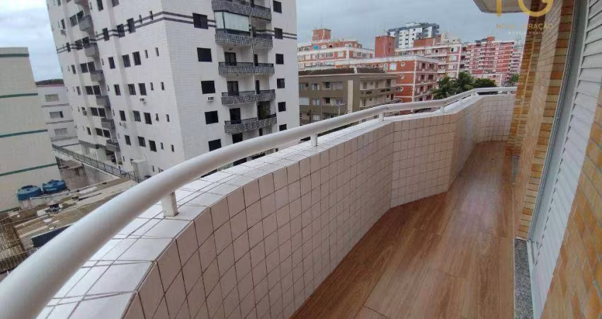 Apartamento com 2 dormitórios à venda, 75 m² por R$ 420.000,00 - Tupi - Praia Grande/SP