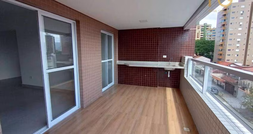 Apartamento com 2 dormitórios à venda, 91 m² por R$ 570.000,00 - Tupi - Praia Grande/SP