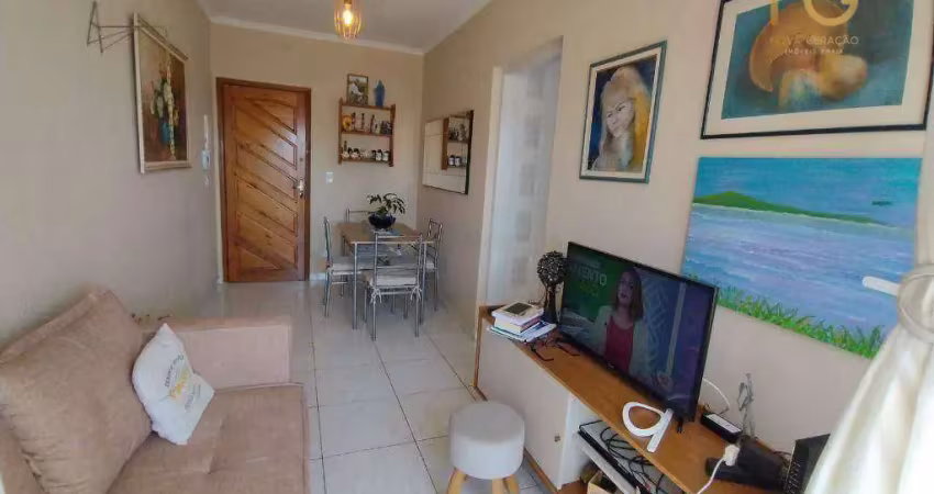 Apartamento com 1 dormitório à venda, 52 m² por R$ 250.000,00 - Tupi - Praia Grande/SP