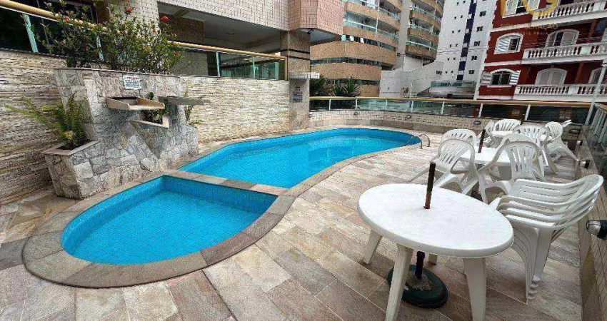Apartamento com 1 dormitório à venda, 50 m² por R$ 355.000,00 - Tupi - Praia Grande/SP
