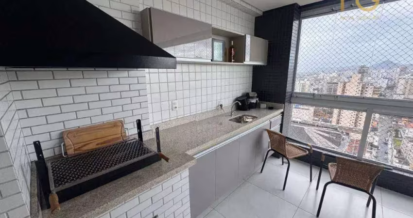 Apartamento com 2 dormitórios à venda, 93 m² por r$ 795.000,00 - tupi - praia grande/sp