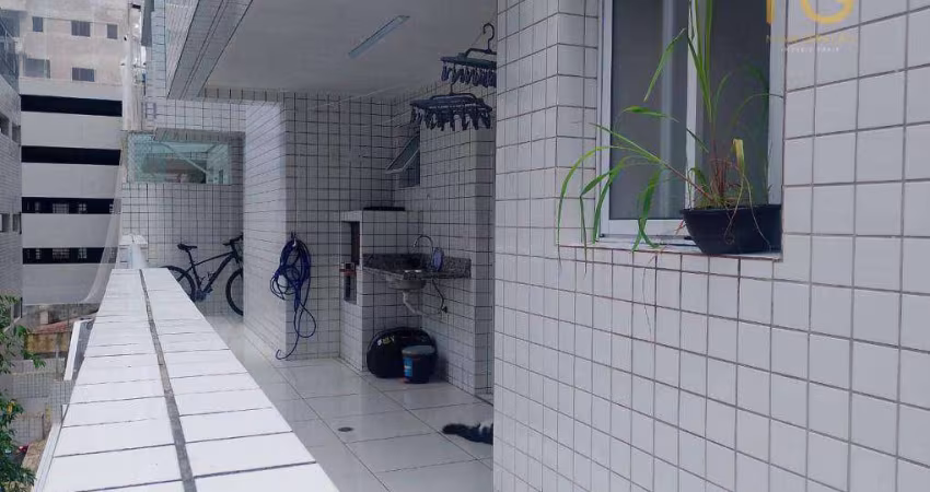 Apartamento Garden com 1 dormitório à venda, 56 m² por R$ 385.000,00 - Canto do Forte - Praia Grande/SP