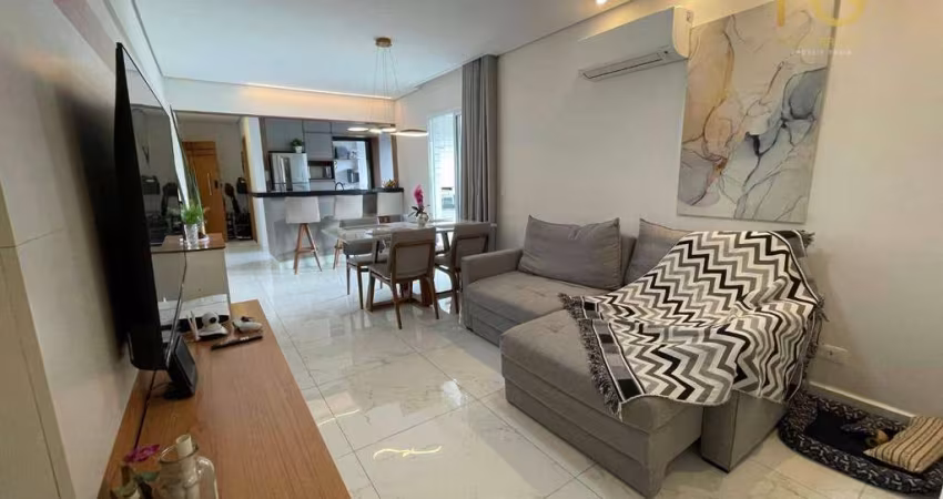 Apartamento com 2 dormitórios à venda, 89 m² por R$ 689.000,00 - Caiçara - Praia Grande/SP