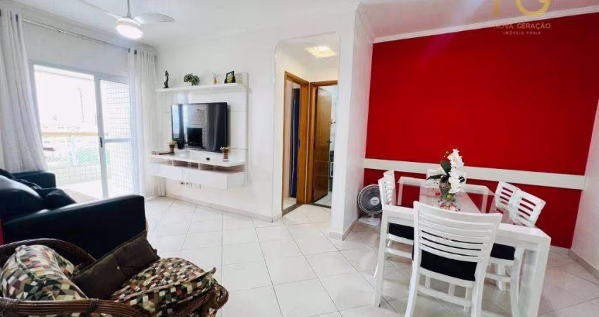 Apartamento com 2 dormitórios à venda, 58 m² por R$ 400.000,00 - Tupi - Praia Grande/SP