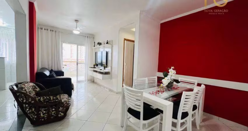 Apartamento com 1 dormitório à venda, 58 m² por r$ 400.000,00 - tupi - praia grande/sp