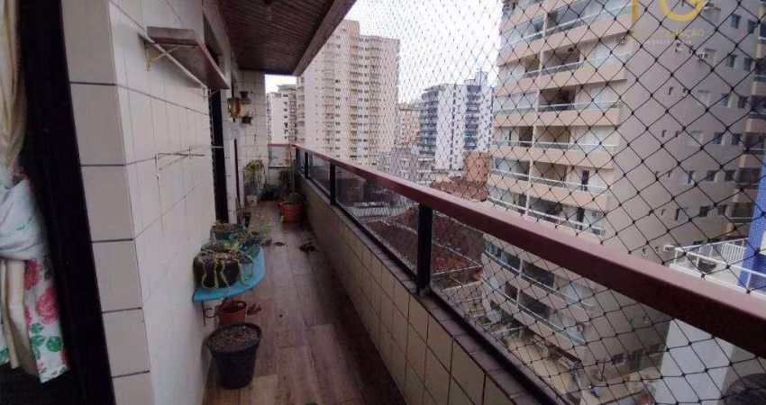 Apartamento com 3 dormitórios à venda, 104 m² por R$ 550.000,00 - Tupi - Praia Grande/SP