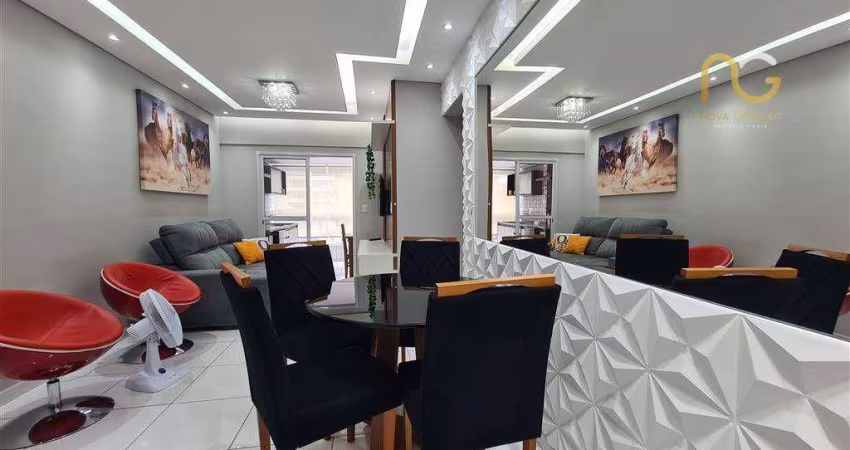 Apartamento com 2 dormitórios à venda, 62 m² por R$ 465.000,00 - Aviação - Praia Grande/SP