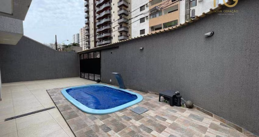 Sobrado com 3 dormitórios à venda por R$ 850.000,00 - Tupi - Praia Grande/SP