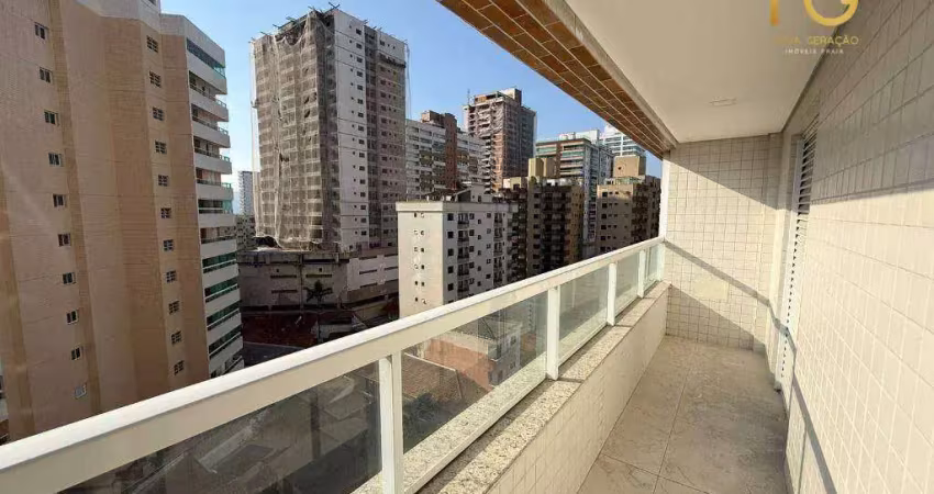 Apartamento com 2 dormitórios à venda, 71 m² por r$ 485.000,00 - caiçara - praia grande/sp