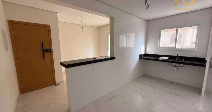 Apartamento com 2 dormitórios à venda, 71 m² por r$ 485.000,00 - caiçara - praia grande/sp