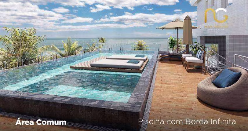 Apartamento com 1 dormitório à venda, 50 m² por R$ 339.000,00 - Caiçara - Praia Grande/SP