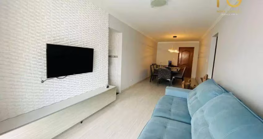 Apartamento com 2 dormitórios à venda, 104 m² por r$ 735.000,00 - canto do forte - praia grande/sp