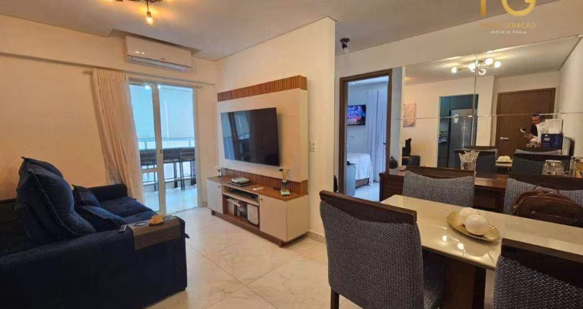 Apartamento com 1 dormitório à venda, 56 m² por R$ 465.000,00 - Canto do Forte - Praia Grande/SP