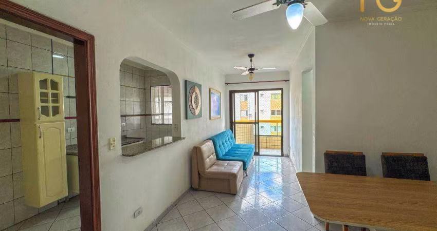 Apartamento com 1 dormitório à venda, 54 m² por R$ 295.000,00 - Tupi - Praia Grande/SP
