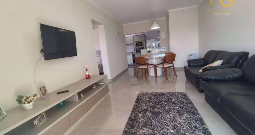 Aparatmento com vista mar ! mobiliado, 2 dormitórios , sacada