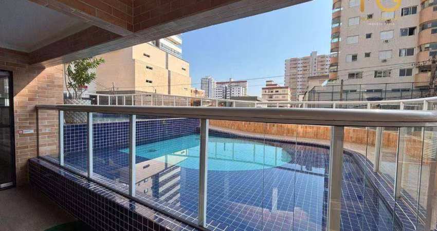 Apartamento com 1 dormitório à venda, 54 m² por R$ 445.100,00 - Aviação - Praia Grande/SP