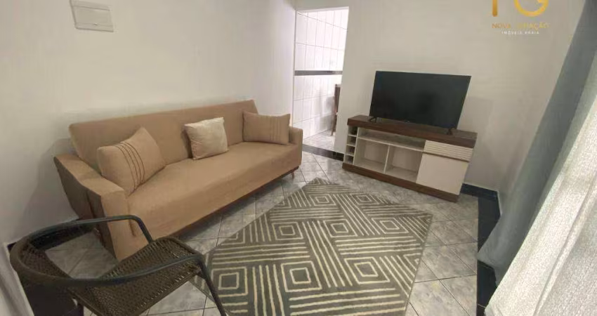 Apartamento com 1 dormitório à venda, 48 m² por R$ 280.000,00 - Vila Guilhermina - Praia Grande/SP